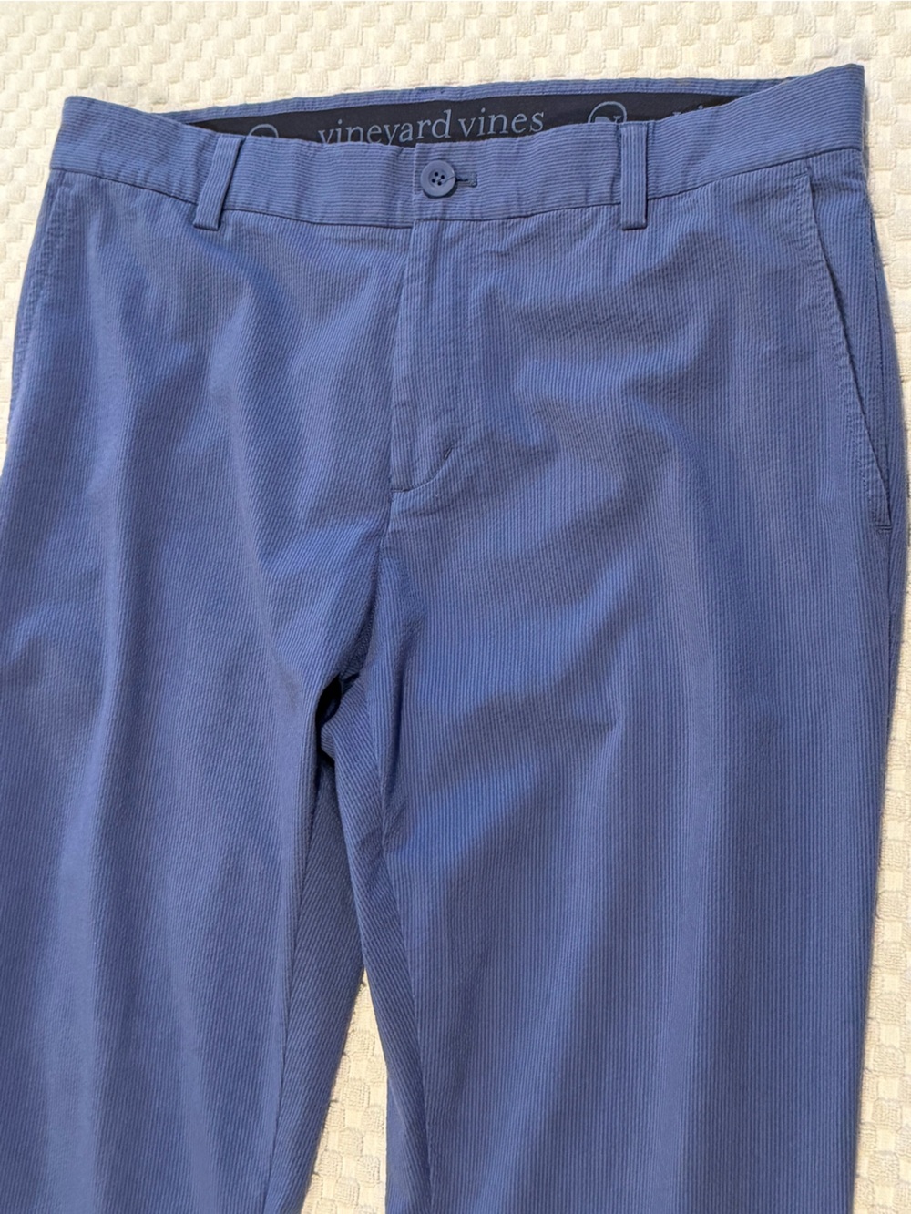 Vineyard Vines Men’s Slate Blue Performance Chinos, Size 33x32
